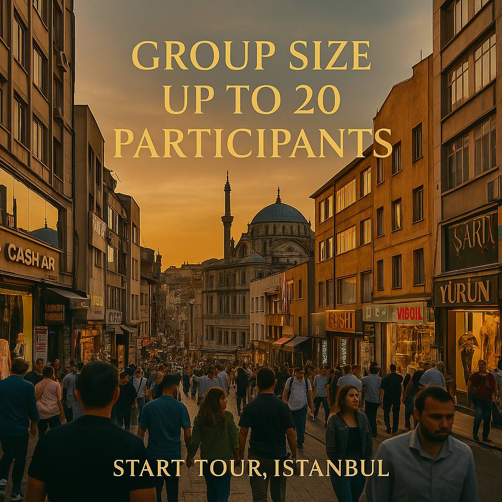 Street scene from Istanbul’s Laleli district during Start Tour — up to 20 international participants exploring Turkish wholesale markets and local fashion hubs
